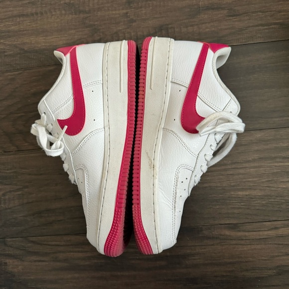 Nike Air Force 1 07 8.5 women’s white wild cherry white - Picture 2 of 7
